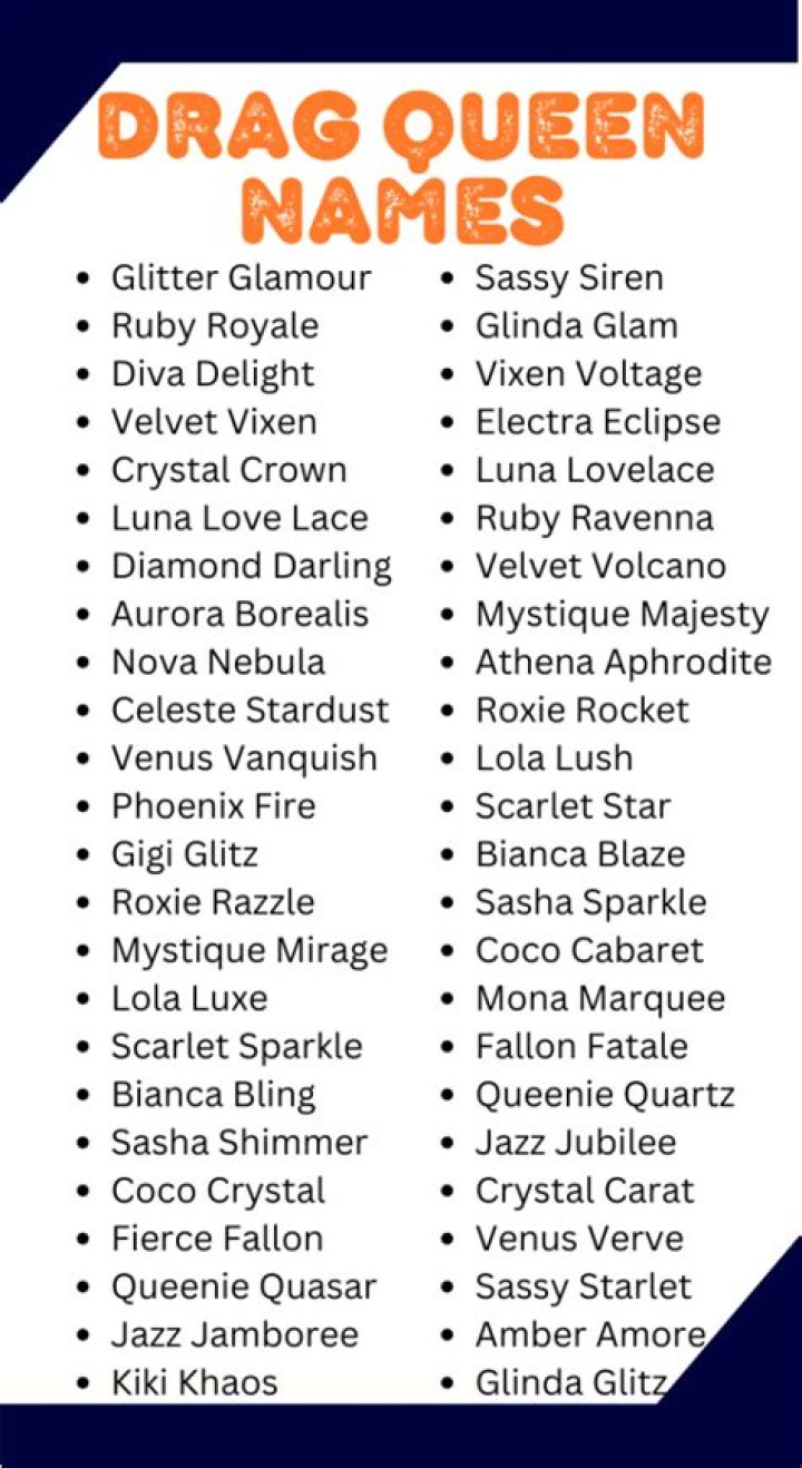 Ultimate Guide To Crafting Memorable Drag Names